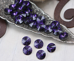 риволи  14 мм "фиолет" премиум, риволи (rivoli)