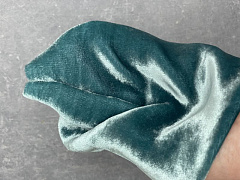 шелковый бархат 18х20 см "пыльно голубой", шелковый бархат