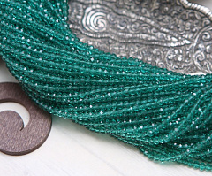рондели 3х2,5 мм "изумруд", рондели