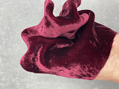 шелковый бархат 18х20 см "аметист", шелковый бархат