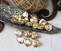 триллиант 12 мм "золотая тень" премиум, триллиант (trilliant)