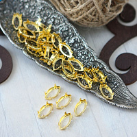 Оправа Наветт 10х5 мм "Золото"