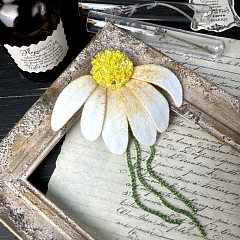 мк "бархатная ромашка" , мастер-классы