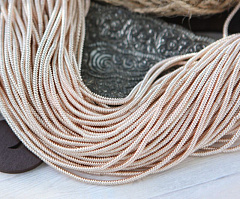 канитель фигурная зиг-заг 2,2 мм "розовое золото", канитель фигурная