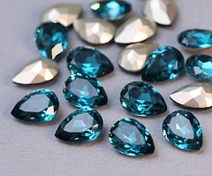 капля 14x10 мм "индиколит" премиум, капля (drop)