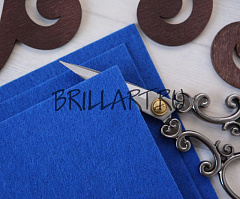 фетр жесткий 10х15 см "сапфир", фетр жесткий