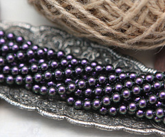 жемчуг #5810 5 мм "iridescent purple" (#943), жемчуг круглый #5810