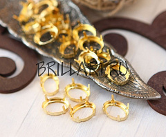 оправа овал 18х13 мм "золото", оправы овал (oval)