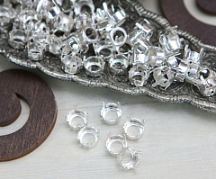 оправа шатон ss39 (8,15-8,40 мм) "серебро", оправы шатон (chaton)