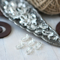 Оправа Наветт 8х4 мм "Серебро"