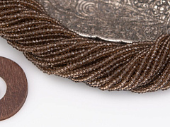 рондели 2х3 мм "кофе", рондели