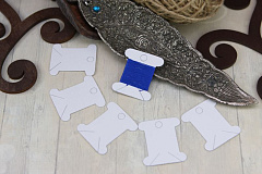 шпуля картонная для мулине 3х4 см, шелковые нитки