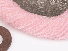 рондели 2х3 мм "розовый", рондели