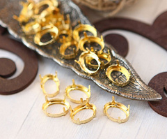 оправа овал 14х10 мм "золото", оправы овал (oval)