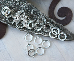 оправа риволи 14 мм "серебро", оправы риволи (rivoli)