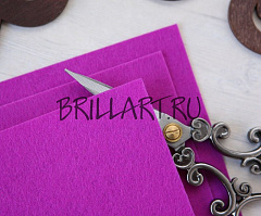 фетр жесткий 10х15 см "фиолет", фетр жесткий