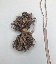 фактурная лента 0,6 см х 3 м "каппучино" , фактурные ленты, синель