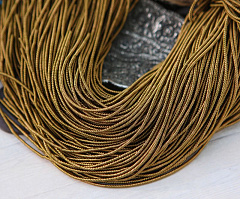 канитель фигурная зиг-заг 1,7 мм "бронза", канитель фигурная