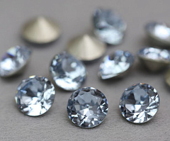 шатон ss39 (8,15-8,40 мм) "светлый сапфир" премиум, шатон (chaton)