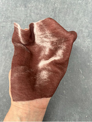 шелковый бархат 20х14 см "пыльная роза светлая", шелковый бархат