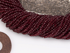 рондели 2х3 мм "гранат", рондели
