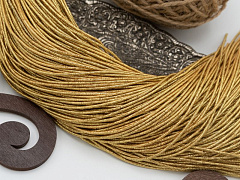 канитель упругая 1 мм "золото", канитель упругая