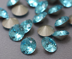 шатон ss39 (8,15-8,40 мм) "аквамарин" премиум, шатон (chaton)