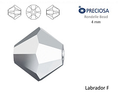 биконусы preciosa 4 мм "labrador" f (15 шт), биконусы