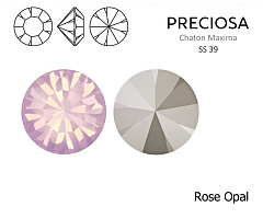 шатон preciosa maxima ss39 "rose opal", шатоны maxima