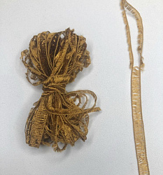 фактурная лента 0,6 см х 3 м "горчица" , фактурные ленты, синель