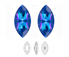 4228 наветт 10х5 мм "royal blue" delite, шатоны, наветты