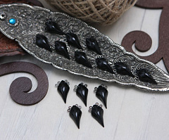 большой клюв для совы 2х1,1 см "черный", клювы для птиц