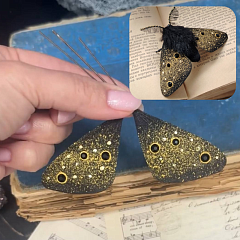 мк по созданию крыльев для ночного мотылька, мастер-классы