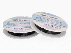 проволока для бисероплетения gamma dg-3 "черный", проволока 