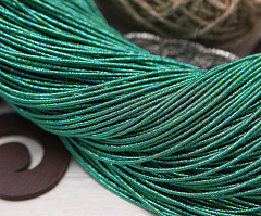 канитель упругая 1,7 мм mix "изумруд/голубой", канитель упругая