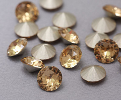 шатон ss29 (6,15-6,35 мм) "светлый колорадо топаз" премиум, шатон (chaton)