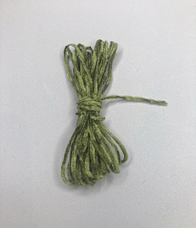 синель 2 мм "зеленый" 3 м, фактурные ленты, синель