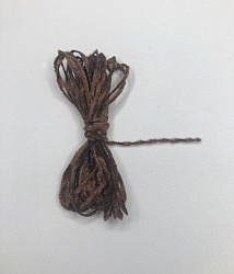 синель 2 мм "шоколад" 3 м, фактурные ленты, синель