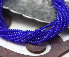 рондели 3х2,5 мм "кобальт", рондели