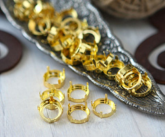 оправа риволи 14 мм "золото", оправы риволи (rivoli)