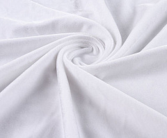 шелковый бархат 18х20 см "белый", шелковый бархат