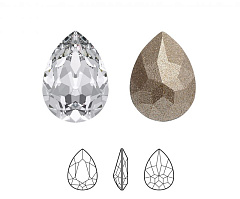 капля preciosa mxm 14х10 мм "кристалл" , капля maxima