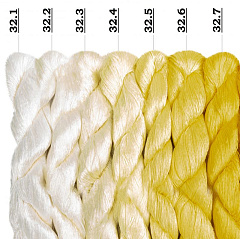 сет из 7-ми шелковых нитей №32, шелковые нитки