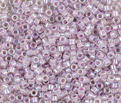 toho treasures цилиндрический 11/0 (#0786) "светло-лавандовый/радужный", цилиндр (treasures)