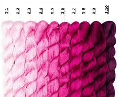 сет из 10-ти шелковых нитей №3, шелковые нитки