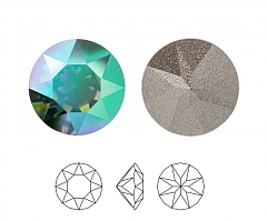 шатон swarovski ss39 "erinite shimmer" с мелкими дефектами, кристаллы swarovski и preciosa с мелкими дефектами