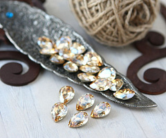 капля 14х10 мм "золотая тень" премиум, капля (drop)