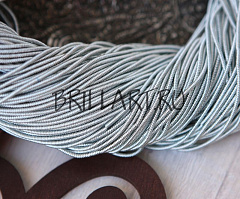 канитель фигурная зиг-заг 1,7 мм "серебро", канитель фигурная