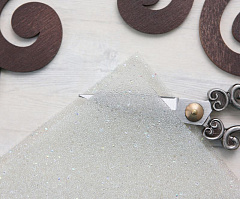 кристальная ткань классик 4х4 см "кристалл ab" , кристальная ткань, шнур