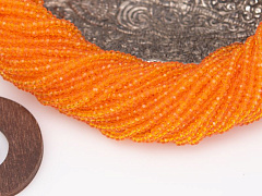 рондели 2х3 мм "оранжевый", рондели